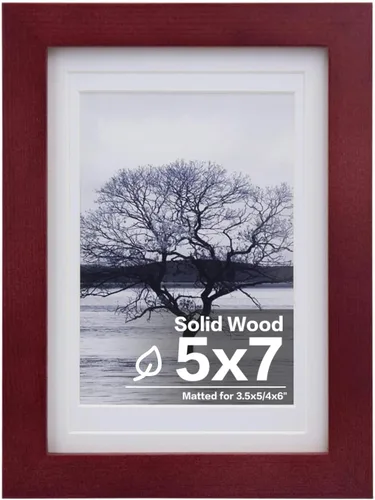 Miniatura 41 de Egofine - Portarretratos de 4 x 6 pulgadas, de madera maciza con plexiglás, para fotos de 3.5 x 5 con paspartú o de 4 x 6 sin paspartú, para colocar
