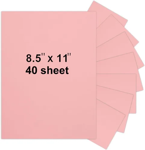Miniatura 19 de 40 Sheets 8.5" x 11" Black Cardstock, Heavyweight Cardstock Sheets Blank Invitation Paper Greeting Cards Printable, 74lb Cover 200 GSM
