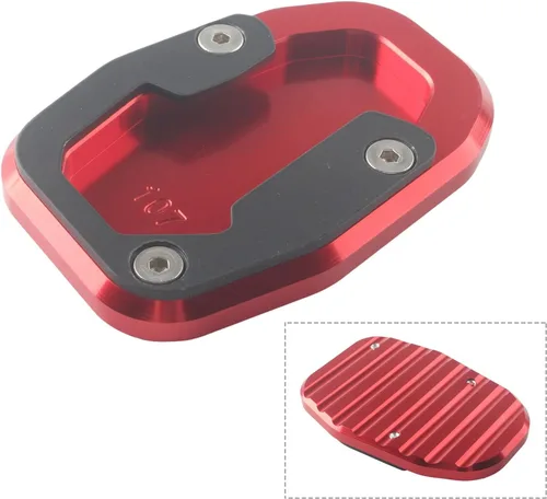 Miniatura 2 de Soporte lateral antideslizante para ampliar almohadilla para DUCATI DESERT X 2022-2023 Rojo