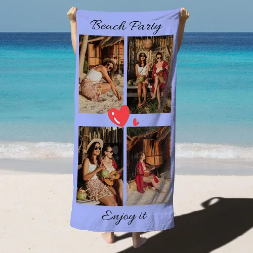 Miniatura 10 de CUDIYST Toalla de playa con nombre personalizado de 30 x 59 pulgadas, 35.4 x 70.9 pulgadas, toalla de playa con nombre personalizado, de secado
