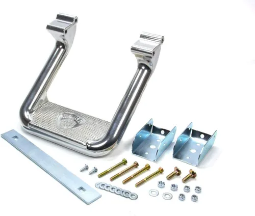 Barras de paso Carrs, Hoop II, kit de montaje incluido, aluminio, pulido, compatible con camión Ford de tamaño completo 1981-98, cada una
