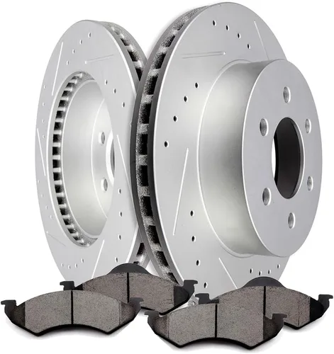 Miniatura 22 de Kit de Frenos SCITOO para Delantero Rotores de Freno y Pastillas de Freno Cerámicas para 2006-2008 para Dodge para Ram 1500, 2003-2008 para Dodge