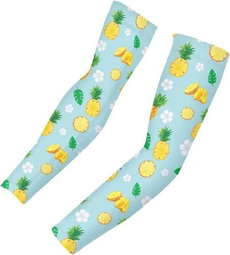 Miniatura 14 de XYZCANDO Juego de 2 mangas elásticas refrescantes con protección solar UPF 50 para deportes de verano y al aire libre Tribales tradicionales