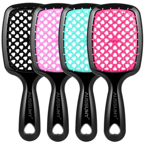 Miniatura 12 de 2 Pack Cepillo para Desenredar con Ventilación - Cepillo Desenredante con Cerdas Suave para Cabello Sin Enredos - Ideal para Cabello Natural