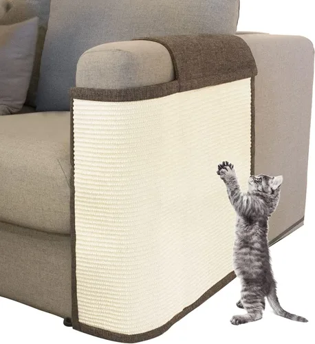 Miniatura 24 de Protector de Sofá contra Arañazos de Gato, 27.6" L*19.6" A Almohadilla Protectora de Muebles contra Arañazos de Gato Protector de Brazo de Sofá