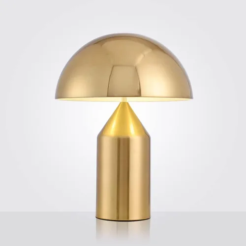 Miniatura 3 de Lámpara de mesita de noche en forma de hongo Meefad, lámpara de mesa moderna con base pesada, luz nocturna en forma de cúpula, lámpara de acento