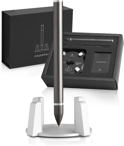 novium Hoverpen - Bolígrafo de lujo para hombres y mujeres, bolígrafo ejecutivo de pie vertical con repuesto de tinta de flujo libre de grado