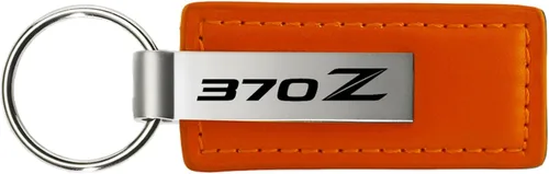 Miniatura 3 de Au-TOMOTIVE GOLD Llavero de cuero rectangular para Nissan 370Z