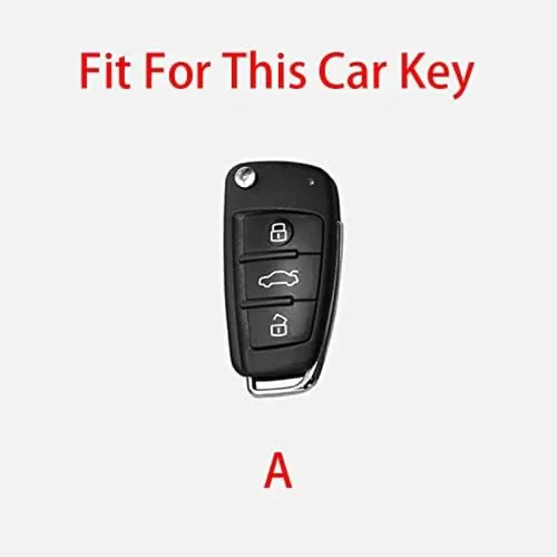 Miniatura 2 de Funda de TPU para llave de coche, compatible con Audi A1 A3 A4 A5 A6 A7 C5 C6 C7 R8 8L 8P B6 B7 B8 RS3 RS6 Q2 Q3 Q5 Q7 Q8 TT RS 8V S3 S6 S7 S8 A-pink