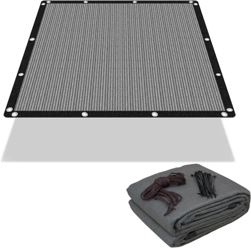 Miniatura 19 de FAIR WIND - Tela de Sombra 90% de Protección Solar, Pantalla de Privacidad, Cobertura para Patio, Toldo con Ojales, Red de Sombra para Jardín, Gris