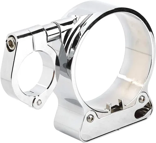 Fydun - Soporte de reubicación para velocímetro, aleación de aluminio para instrumentos de motocicleta XLH 1200 XLH 883 XL 1200 L (chapado en plata)