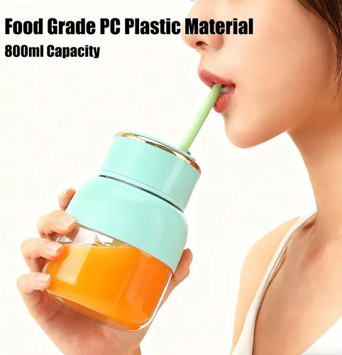 Miniatura 5 de Batidora portátil 27.1 fl oz USB recargable batido taza BPA-Free Food Grade Material, 2000mAh Battery, Compact 11x16cm, Detachable for Easy
