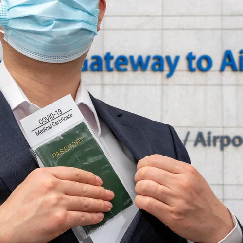 Miniatura 7 de Protector transparente para pasaporte, cubierta de plástico impermeable para pasaporte, protector de identificación de vinilo para documentos