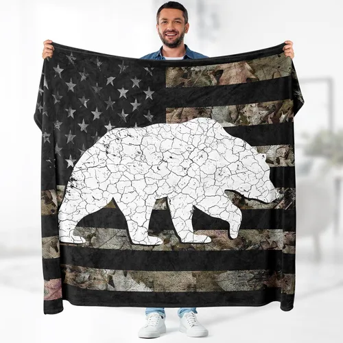 Miniatura 10 de Aimego Elephant Blanket Throw 50"x60" Boho Mandala Pattern Decorative Blanket Soft Lightweight Cozy Throw for Couch Sofa Bed Living Room Cultural