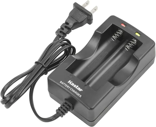 Kastar Cargador de batería de pared de CA para GP GP-PRO RAGE3 Rage (Gen 1) Gimbal, linterna de faro delantero, senderismo, camping, caza antorcha