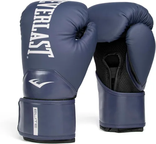 Everlast Guantes de boxeo Elite 2 Azul marino