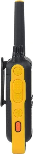 Miniatura 4 de Motorola Soluciones T470 Radio bidireccional Negro W/Amarillo Recargable Paquete de dos y Motorola 53724 Micrófono de altavoz remoto (negro)
