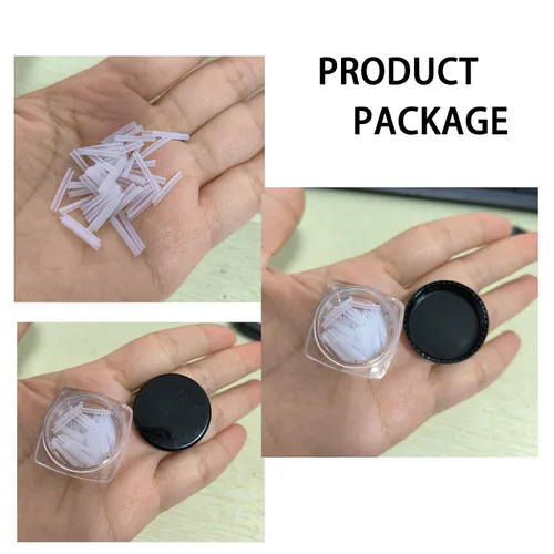 Miniatura 6 de Tratamiento de uñas encarnadas, 50 tiras correctoras de uñas encarnadas transparentes, herramienta profesional de tratamiento de uñas sin pegamento