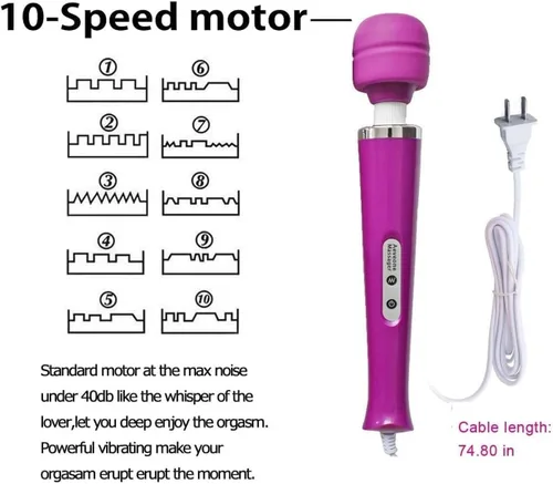 Miniatura 5 de Masajeador eléctrico de gran herramienta eléctrica para pies, cuello, espalda, mano, pierna, brazo, hombro, masaje, dolores, recuperación deportiva