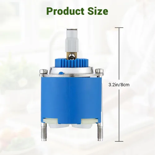 Miniatura 4 de Reemplazo del cartucho de grifo compatible con Grohe 46048000 Cartucho de cerámica de válvula mezcladora de una sola manija
