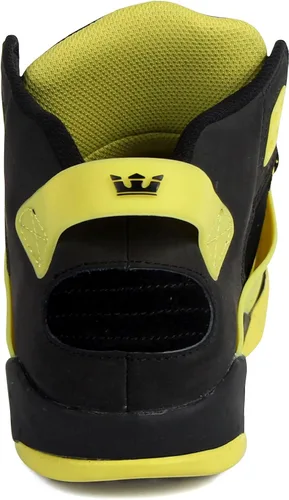 Miniatura 3 de Supra - Womens Skytop Iii Mid Top Shoes in BlackYellowBlack