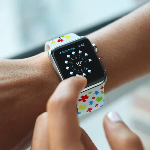 Miniatura 6 de Correa de reloj Holidays compatible con Apple Watch Series 11 10 9 8 7 6 5 4 3 Ultra SE para mujeres y hombres, correa de calabaza de silicona suave