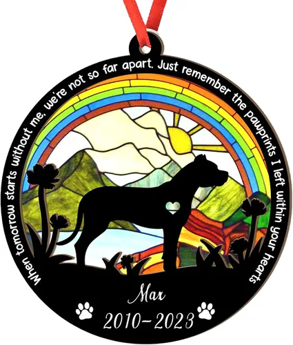 Miniatura 87 de Adorno personalizado para atrapasoles de sabueso afgano, adorno de Navidad de sabueso afgano, regalo para perro amante, sabueso afgano conmemorativo
