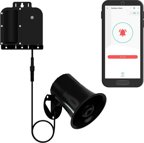 Miniatura 10 de YoLink Controlador de alarma para exteriores versión X3, controlador de sirena/alarma/relé alimentado por batería, rango al aire libre de hasta 1/4