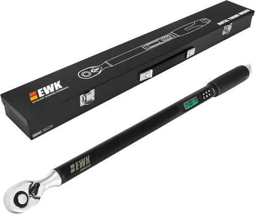 Miniatura 11 de Llave dinamométrica digital de 1/2 pulgada EWK 12.5-250 pies-libras (17-340 Nm), alta precisión y fácil de leer, precisión de ±1.5% para automóvil