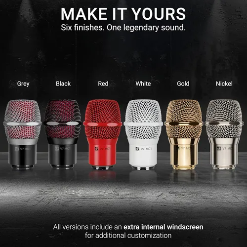 Miniatura 7 de SE ELECTRONICS V7 MC1 - Cápsula de micrófono inalámbrico, compatible con transmisores inalámbricos Shure, micrófono dinámico profesional para canto