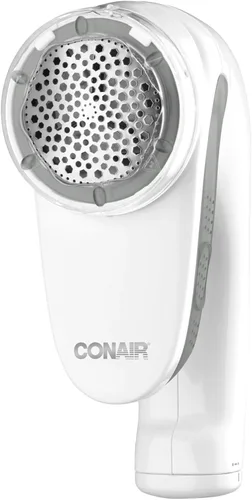 Miniatura 10 de Dispositivo Conair para limpiar bolitas de la tela, con batería, color blanco