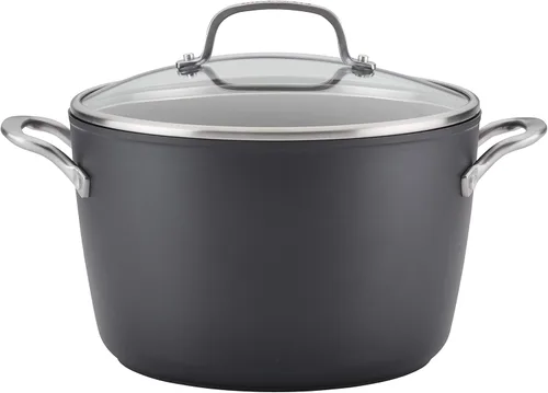 Miniatura 12 de KitchenAid Sartén/Wok Antiadherente de Inducción Anodizada Dura para Saltear con Mango Auxiliar, 12.25 Pulgadas - Negro Mate