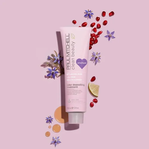 Miniatura 4 de Paul Mitchell Clean Beauty Color-Depositing Treatment, For Refreshing + Protecting Color-Treated Hair