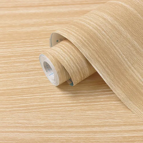 Miniatura 9 de Heroad Papel de Contacto Despegar y Pegar Papel Tapiz Papel de Contacto de Madera para Gabinetes y Cajones Encimeras Moderno Natural Veta de Madera
