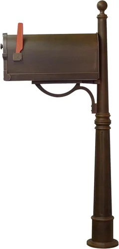 Miniatura 6 de Savannah - Buzón con poste Ashland - Buzón de cobre con poste de aluminio - SCS-1014_SPK-600-CP