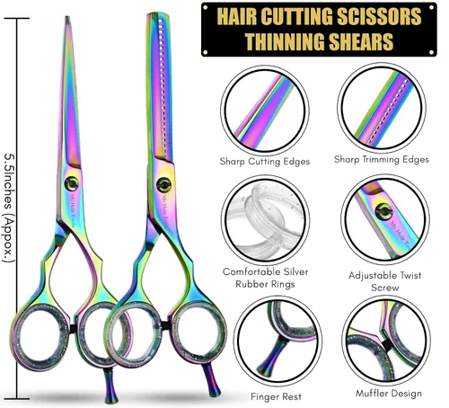Miniatura 7 de My Hair Tools - Kit de extensión con removedor de cuentas de micro eslabones y alicates de engarce, tijeras para el cabello, herramientas de peinado