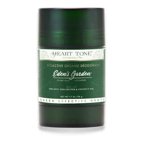 Desodorante natural | Bioactivo | Sin aluminio y bicarbonato de sodio | Protección 24 horas | Hombres y mujeres | Aroma de jardín Eden's - salvia