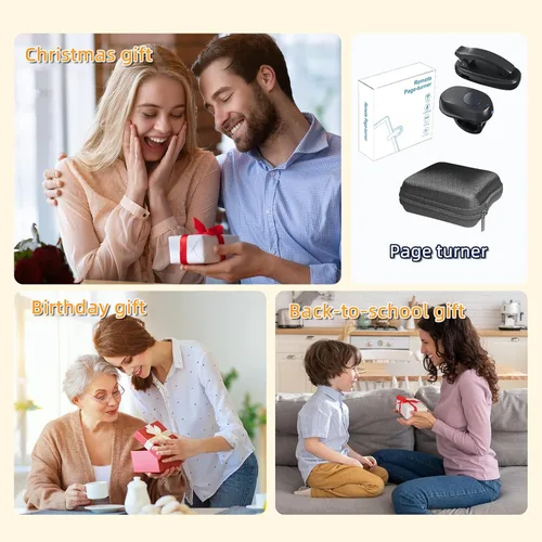 Miniatura 6 de Anillo giratorio de página para Kindle: controlador de clic para un cómodo giro de página con una sola mano, diseño estilo anillo para leer