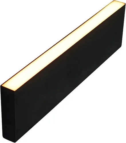 LUMENGY Luz para Adoquines Delgada 0.5x6 Pulgadas Iluminación de Ladrillo de Acero Sin Deslumbramiento para Adoquines, Paredes, Entradas de 2700K -