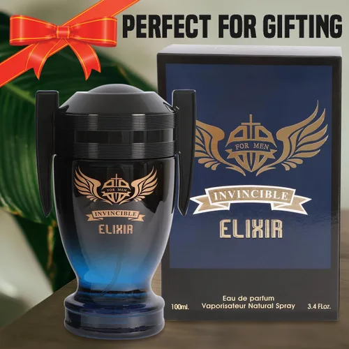 Miniatura 4 de Invincible Elixir Perfume Hombre Eau de Parfum – Colonia aromática de vainilla picante para hombre 3.4 fl oz/3.4 fl oz