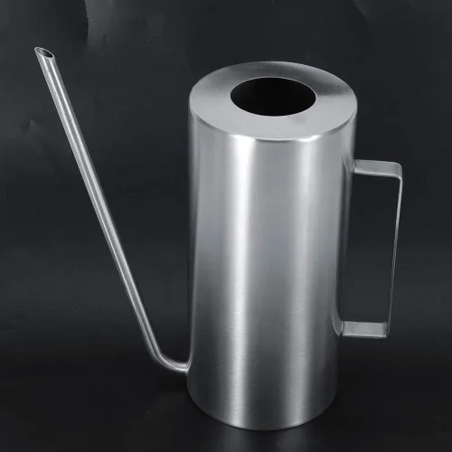 Miniatura 7 de Olla de riego de acero inoxidable de alta capacidad de 1,5 L con larga vida útil para el jardín del hogar, default