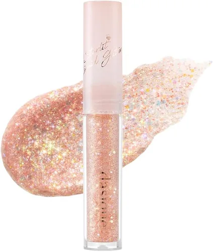 Miniatura 5 de dasique Starlit Jewel - Brillo líquido (07 Moon Stone) Sombra de purpurina parpadeante Maquillaje coreano Maquillaje de ojos brillante 07