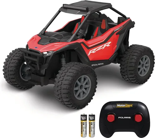 Miniatura 8 de Polaris RZR UTV - Vehículo RC 2WD escala 1:14, con licencia oficial Polaris RZR, control de radio de 2.4 GHz, recargable por USB, listo