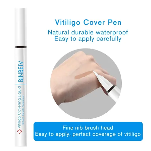 Miniatura 6 de Vitiligo Cosmetic Camouflage Liqui, cubierta apariencia de la despigmentación de la piel, natural, duradero, impermeable, cubierta de maquillaje