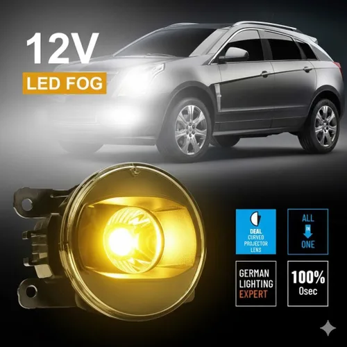 Miniatura 6 de SIEMID Conjunto de luces antiniebla LED amarillas de 3000 K para Hond.a Civic CR-V HR-V Pilot Odyssey & Acur.a RDX TL TSX ILX 2012-2021, repuesto