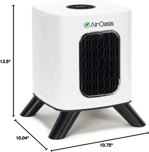 Miniatura 9 de Purificador de aire Air Oasis iAdaptAir 2.0 con filtro HEPA H13 reduce el 99% de virus, moho, polvo, humo, polen y olores, el más silencioso