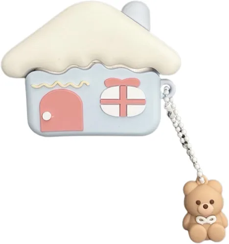Miniatura 37 de para AirPod 2/1 Funda de Cubierta, Linda Funda de AirPods de Cerdo 3D de Dibujos Animados para 1ª y 2ª Generación, Funda Protectora de Silicona