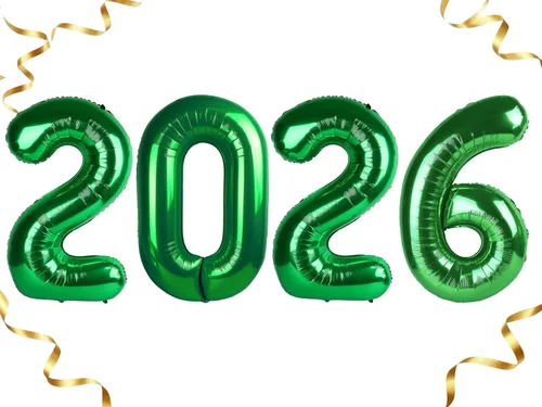 Miniatura 263 de Globo de cumpleaños número 4 dorado de 40 pulgadas, globos gigantes del número cuatro 14 24 34 40 44 2024, globos grandes de lámina de mylar para Oro