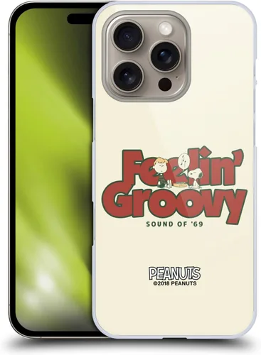 Miniatura 115 de Head Case Designs Funda rígida con licencia oficial de Peanuts Snoopy Woodstock Far Out Woodstock 50th compatible con Apple iPhone 15 Plus