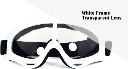 Miniatura 3 de Lentes antirreflejos, gafas de esquí, deportes de invierno, snowboard, con protección UV 400 blanco (White Transparent)